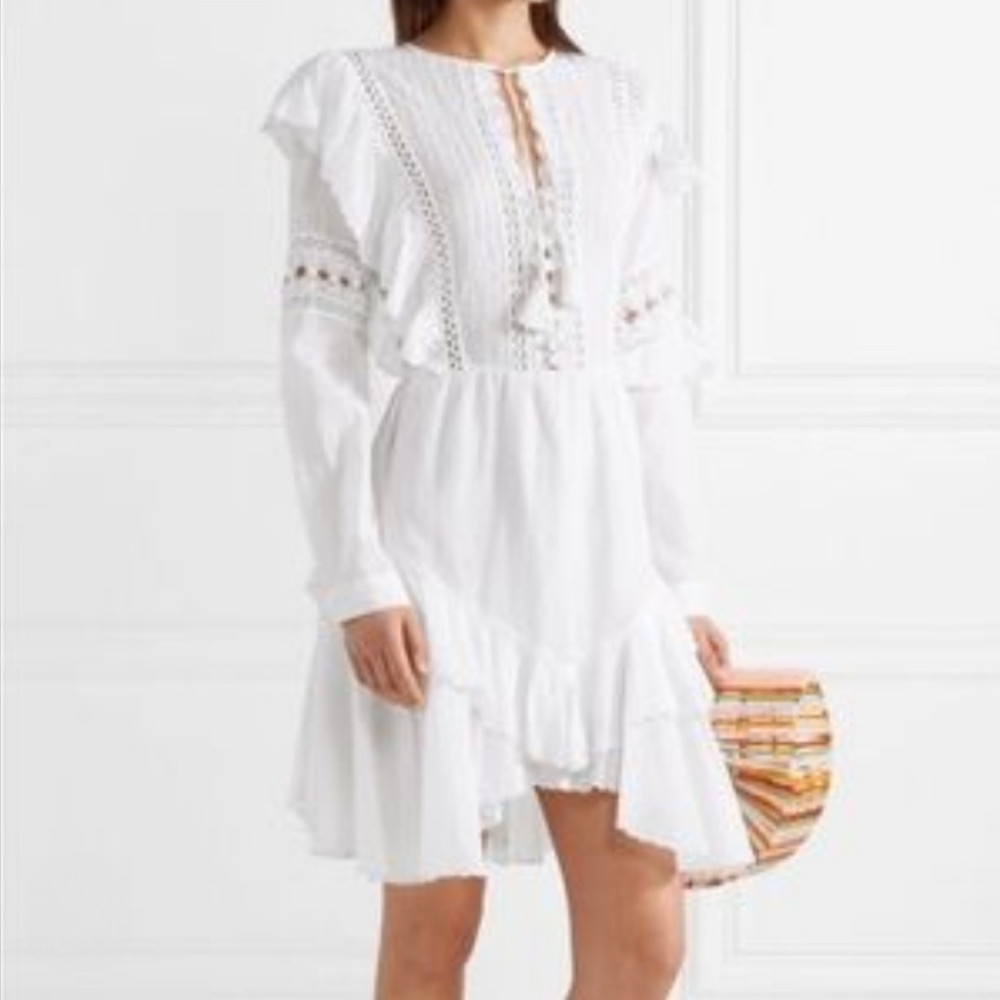 Sea NY  Weatherly A-Line Dress  White Sz 4